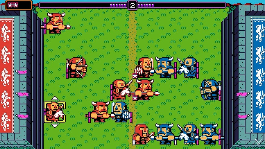 A turn-based strategy game in fictional retro collection UFO 50