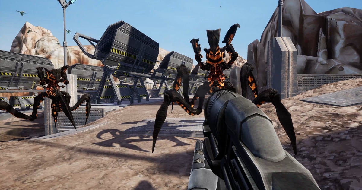 Everybody fights, no-one goes AFK in Starship Troopers: Ultimate Bug War, the new FPS from the makers of Warhammer 40K Boltgun