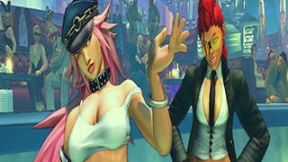 Ultra Street Fighter 4 screens show Elena, Poison, Hugo & Rolento gameplay