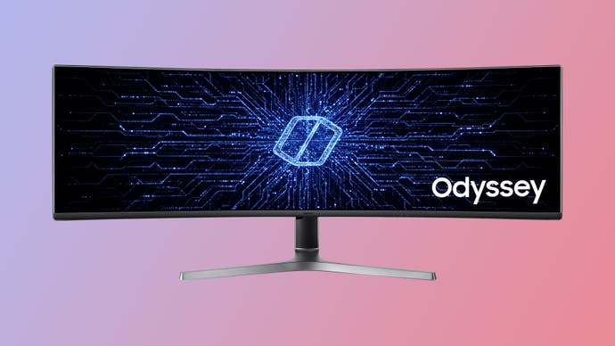 an example of an ultrawide monitor (samsung odyssey)