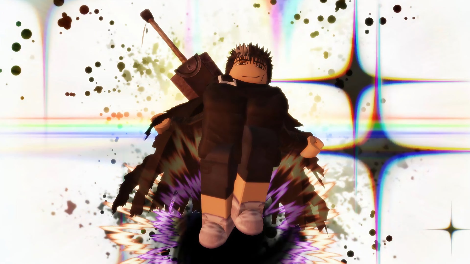 An in-game screenshot from Uma Racing on Roblox, showcasing a player avatar in their Zone cutscene. - 10