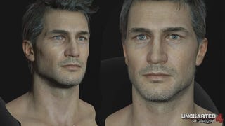 Uncharted 4 character faces animated with up to 500 "bones"