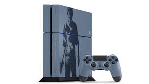 Uncharted 4 Limited Edition bundle features a blueish-gray PS4