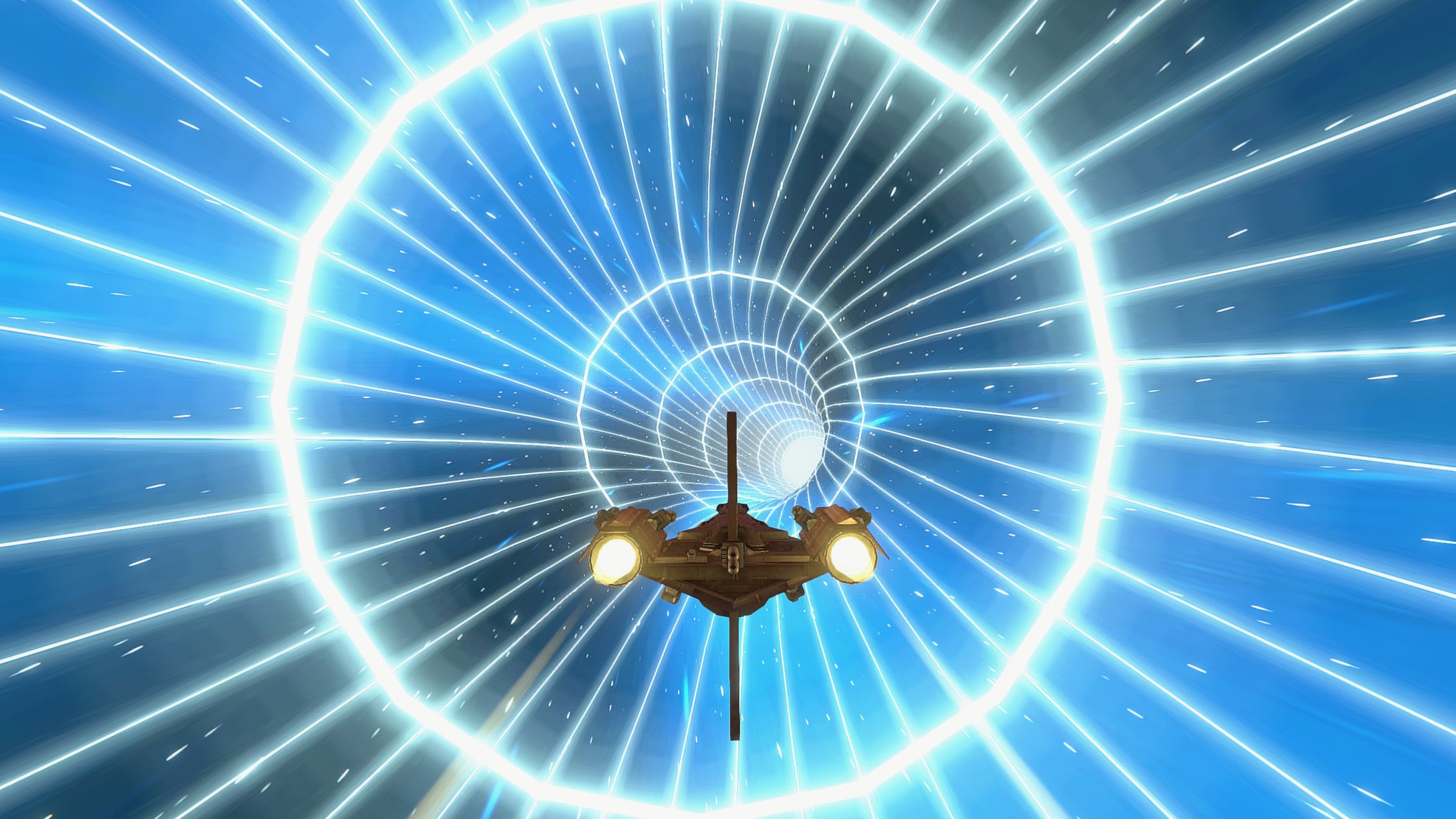 Spooky space action in an Underspace screenshot from the Steam Next Fest demo. - 1