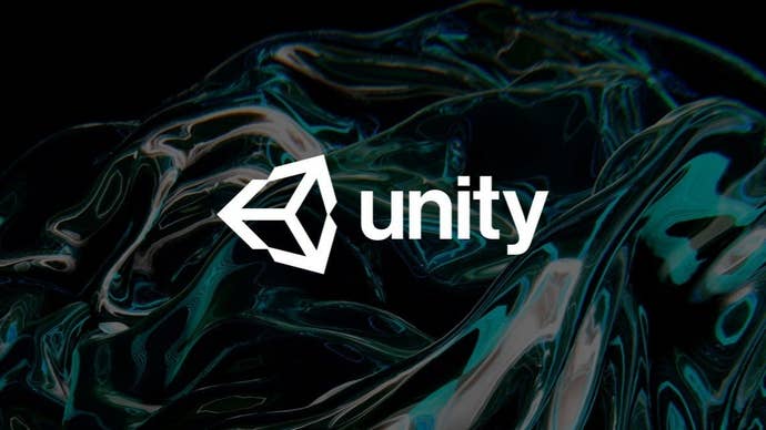 unity logo against a dark background