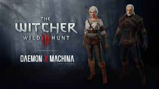 Daemon X Machina players can customize their mech pilots as Geralt and Ciri from The Witcher 3