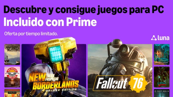Anunciados los juegos gratis de noviembre para los suscriptores de Prime Gaming