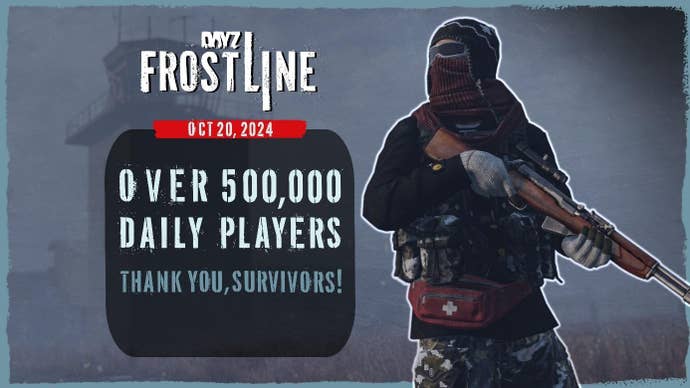 DayZ Frostline: over 500,000 daily players