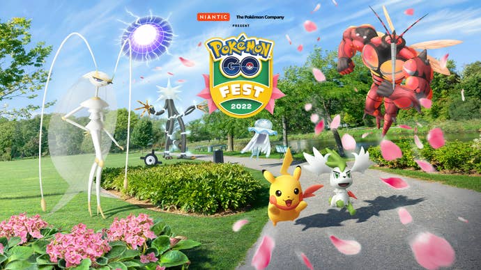Pokémon Go’s summer finale event artwork.
