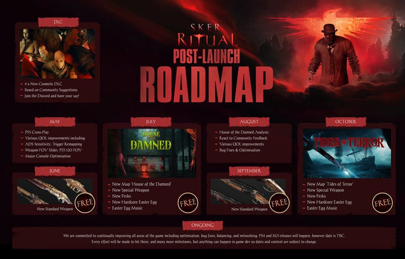 Sker Ritual 的路线图承诺提供新地图、新武器和“硬核复活节彩蛋”
