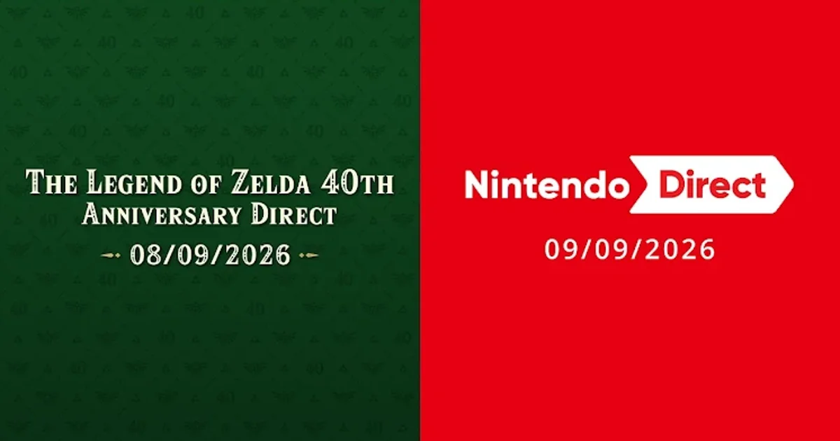 Next week, for the first time ever, Nintendo is hosting two Directs back-to-back - and the first one is dedicated to The Legend of Zeldas 40th anniversary Next week, for the first time ever, Nintendo is hosting two Directs back-to-back - and the first one is dedicated to The Legend of Zeldas 40th anniversary