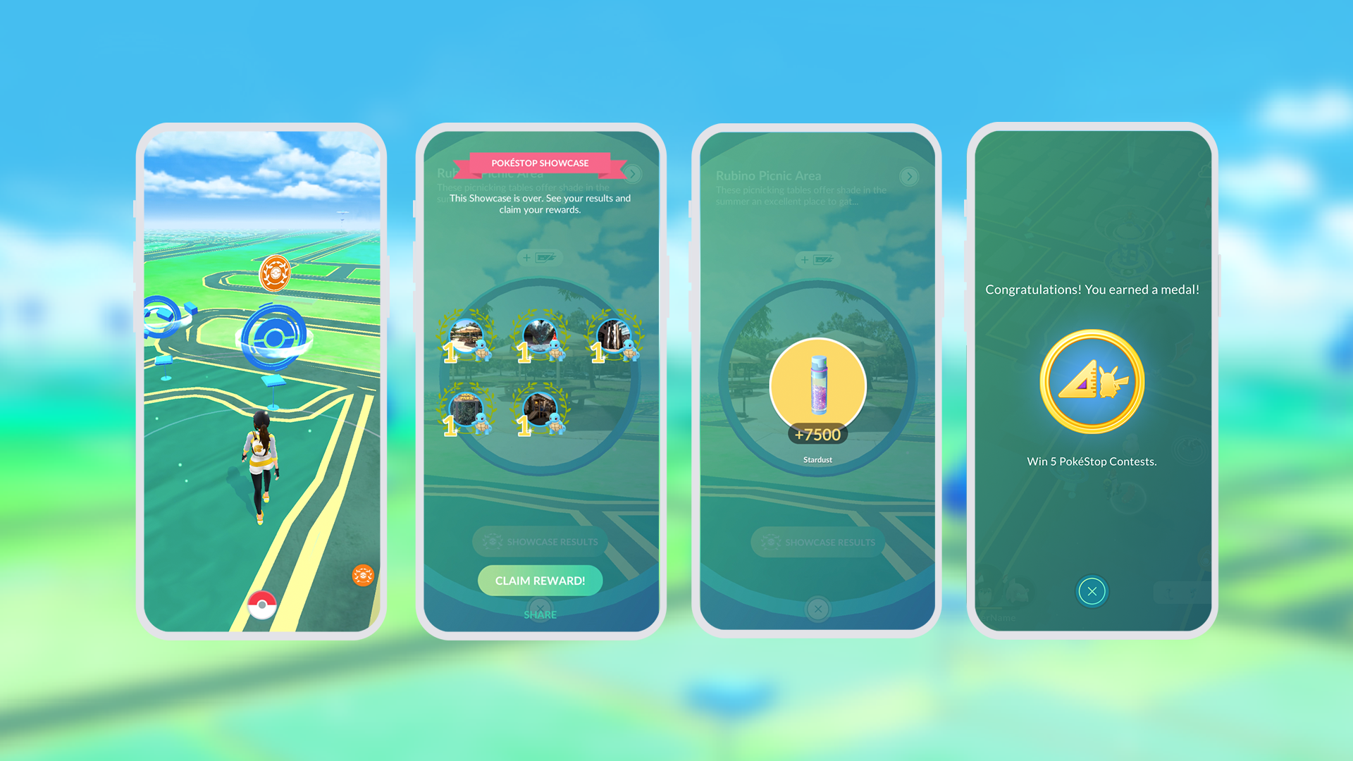 Pokémon Go Showcases.