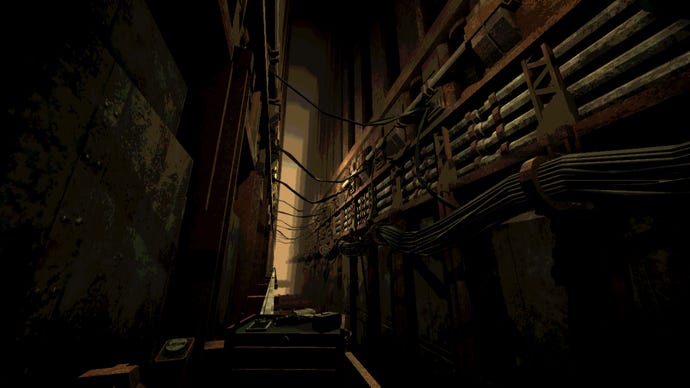 Spooky machinery in an Unsorted Horror screenshot.