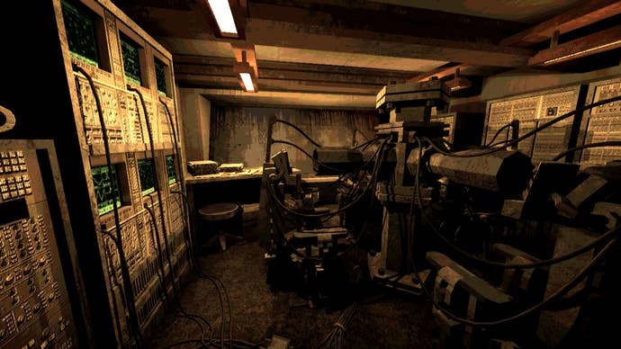 Spooky machinery in an Unsorted Horror screenshot.