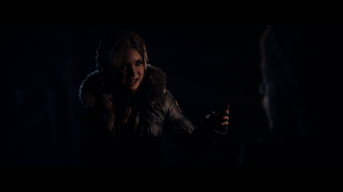 A close-up of Jessica in Until Dawn.