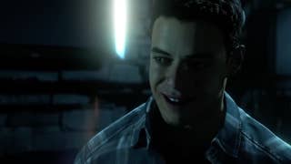An Until Dawn screenshot showing actor Rami Malek's character Joshua.