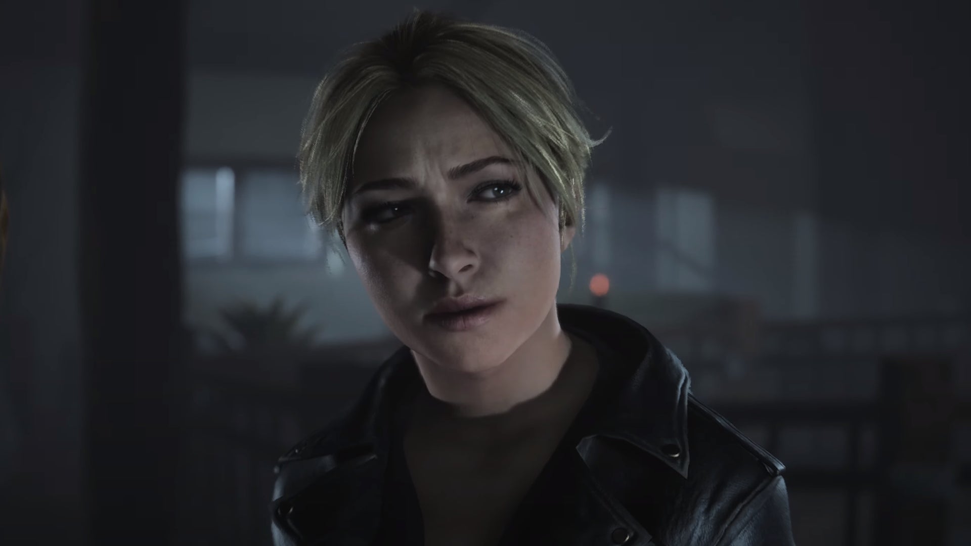 Sam gives a suspicious look in the Until Dawn remaster on PC - 4