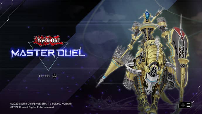 Yu-Gi-Oh Master Duel Title Screen