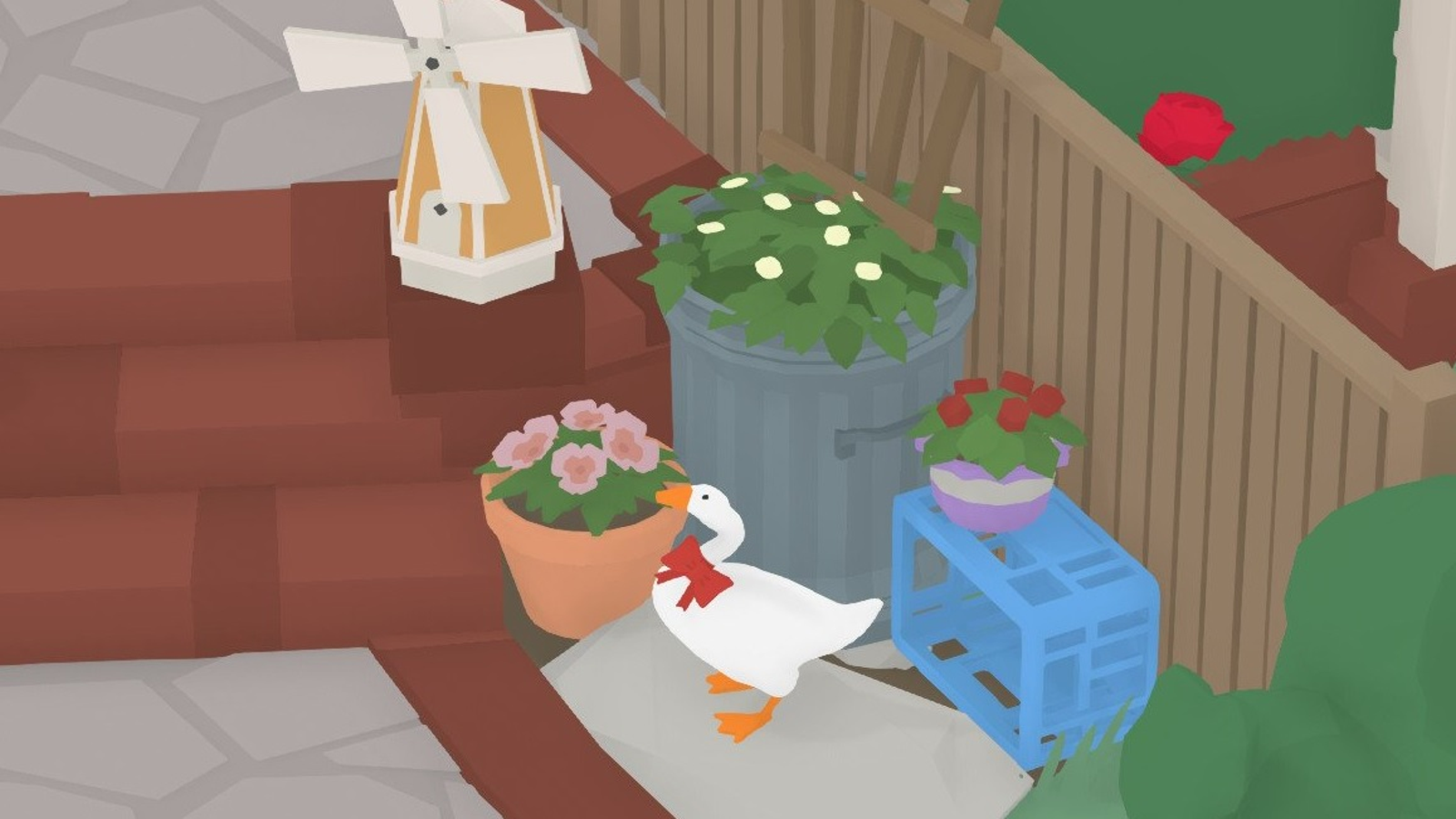 How to Help the Woman Dress up the Bust in Untitled Goose Game