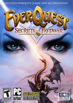 Caixa de jogo de EverQuest Secrets of Faydwer