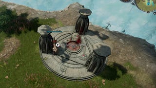 A player-built Waygate in V Rising, allowing fast travel to other areas of the map.