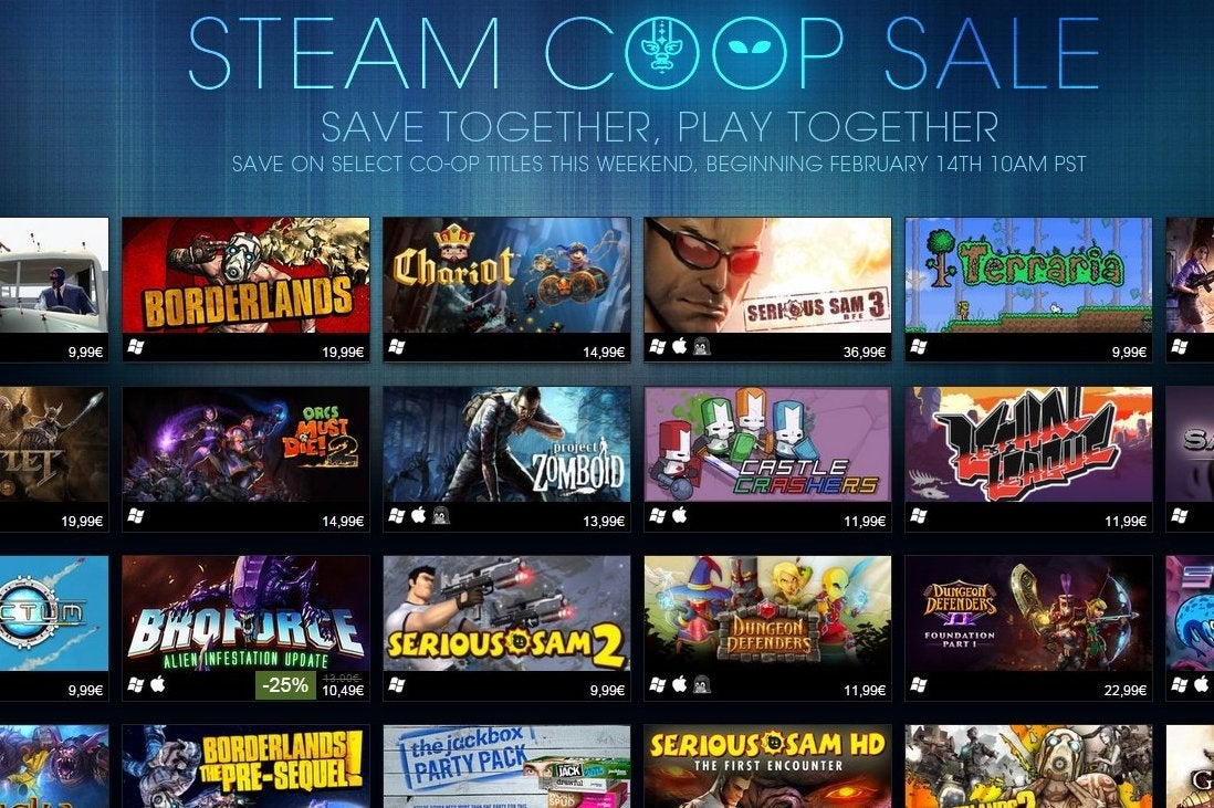 Valentine's Co-Op Sale vanavond van start op Steam