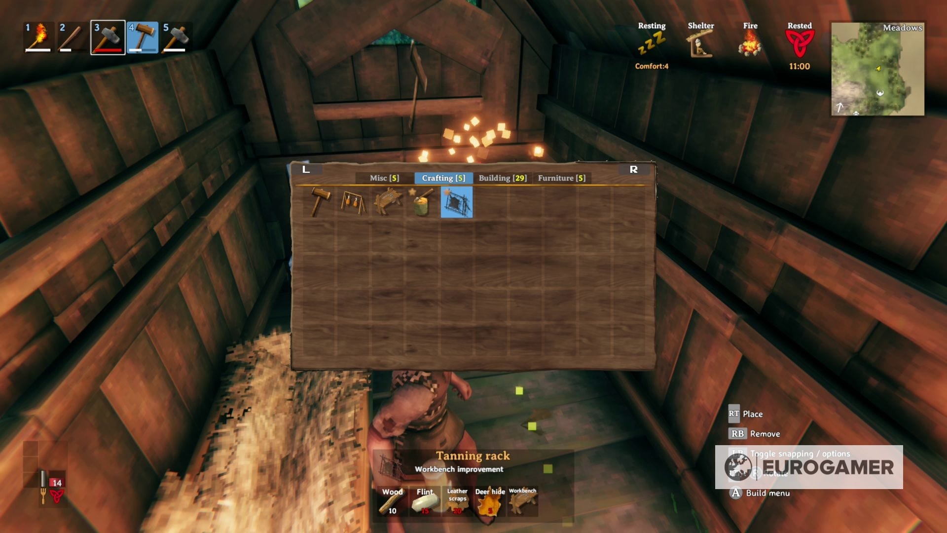 Valheim Work Bench Valheim workbench: How to make and upgrade workbenches to higher levels ...