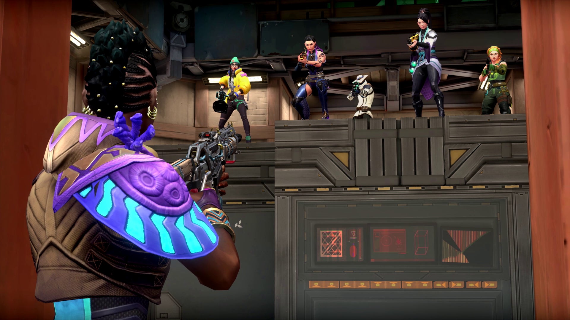 Valorant's Astra stares down four other agents - 16