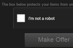 I'm not a robot: Valve adds Captcha security to Steam Trading ...