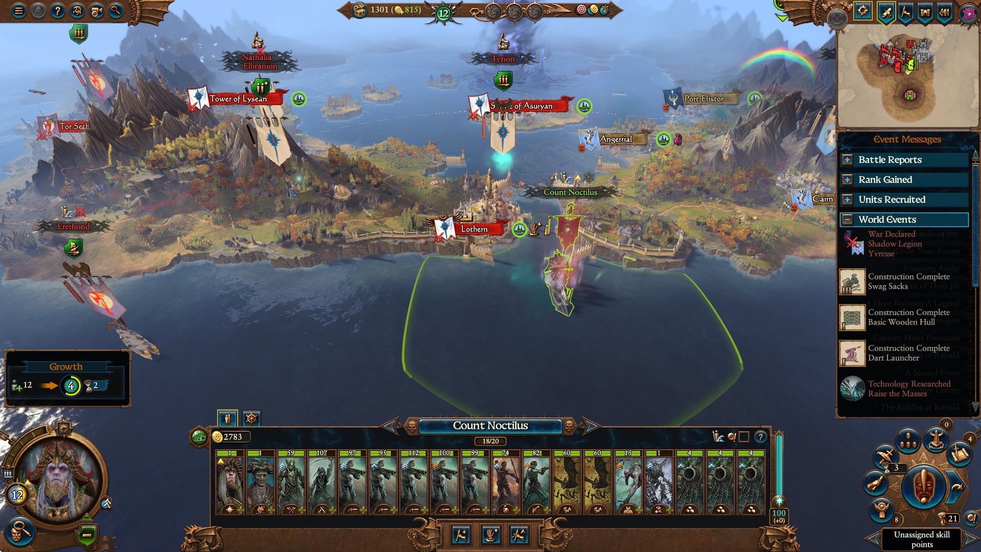 Noctilus escapes Ulthuan in Total War: Warhammer 3 - 5