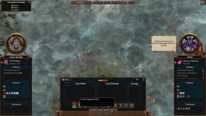 Diplomacy in Total War: Warhammer 3