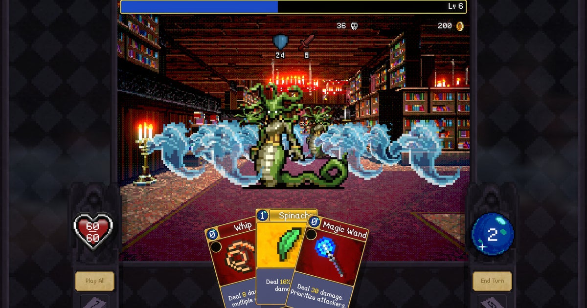 Vampire Crawlers: The Turbo Wildcard from Vampire Survivors is a first-person deckbuilding spin-off out 2026