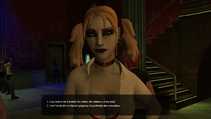 Jeanette Voerman in a Vampire: The Masquerade - Bloodlines screenshot.