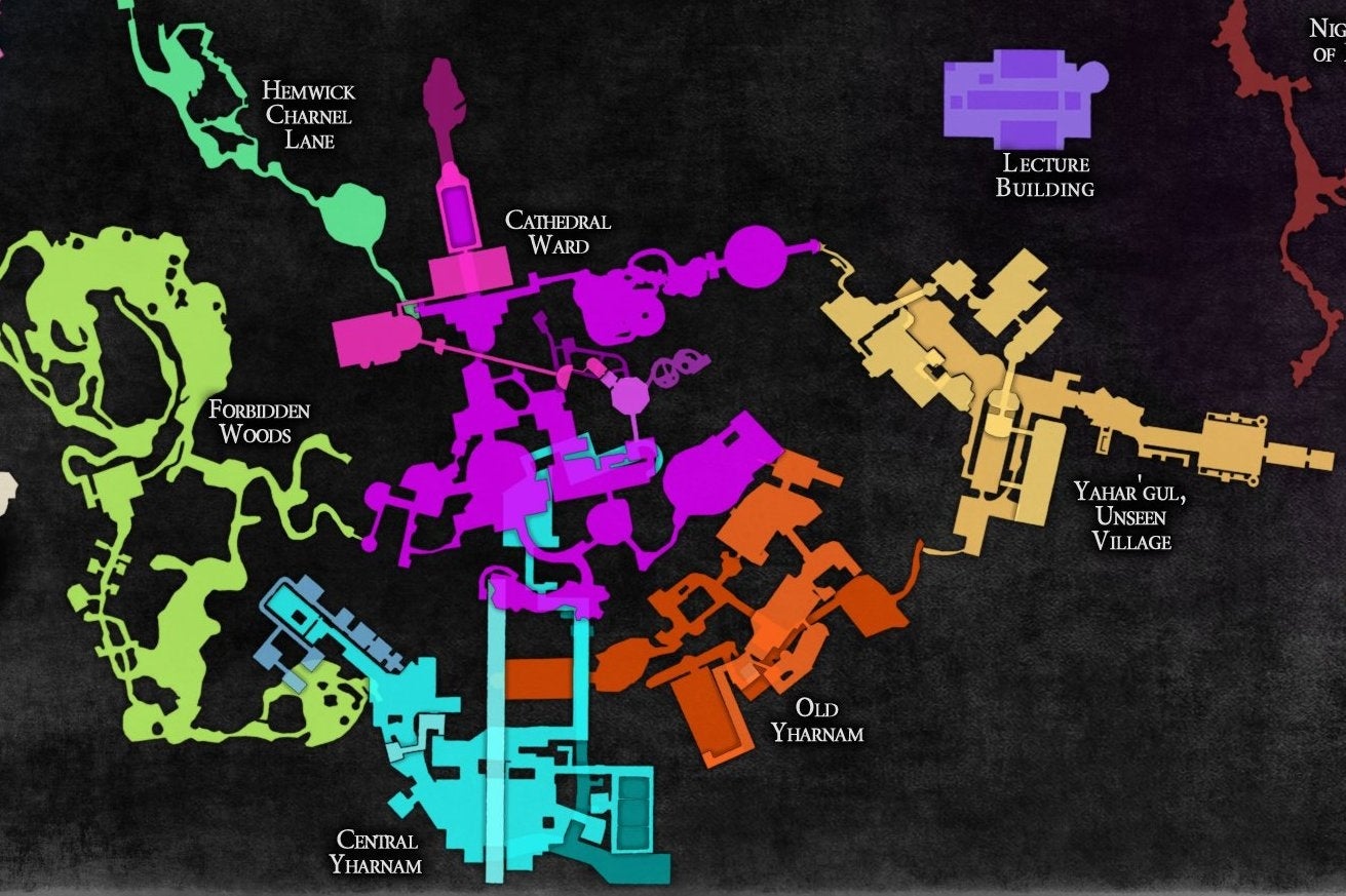 Mapa completo de Bloodborne