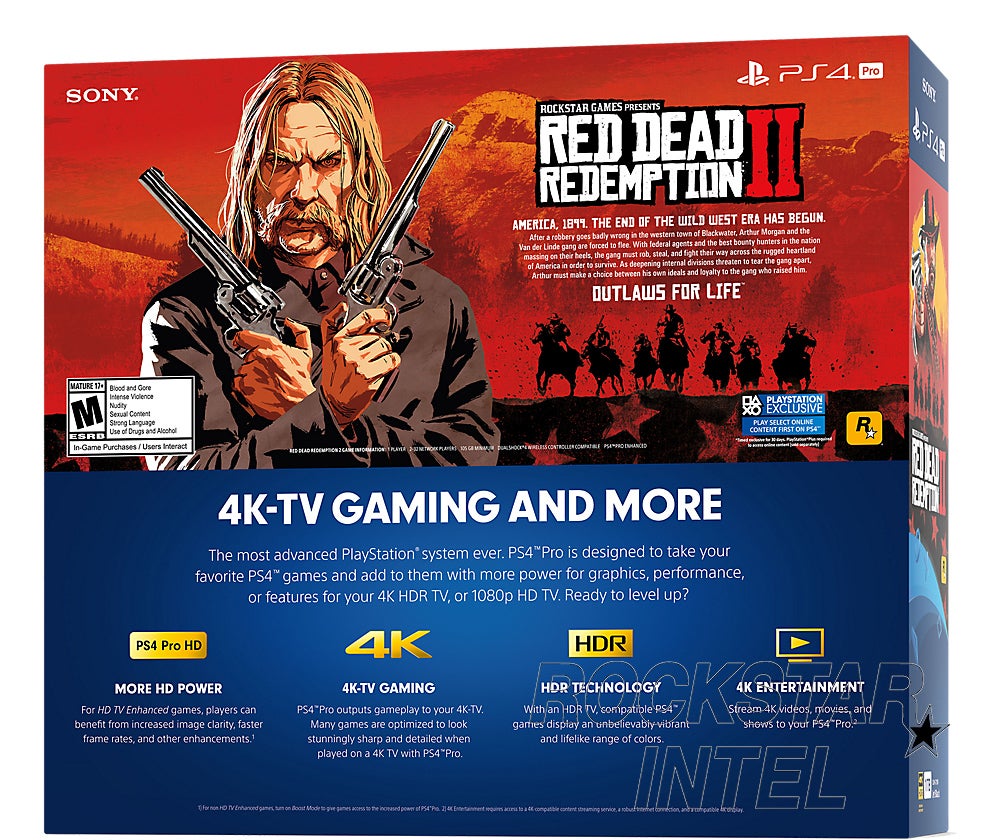 Rdr2 ps4 sale pro 4k