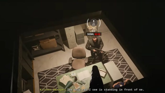 Standing in a vent above two enemies in Black Ops 6’s Blood Feud mission.