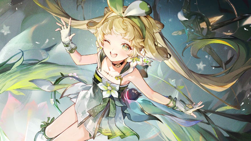 Artwork showing the healing plant-lover Verina in Wuthering Waves.