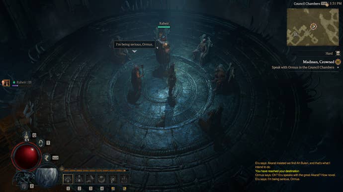 The council convenes in Diablo 4: Vessel Of Hatred.