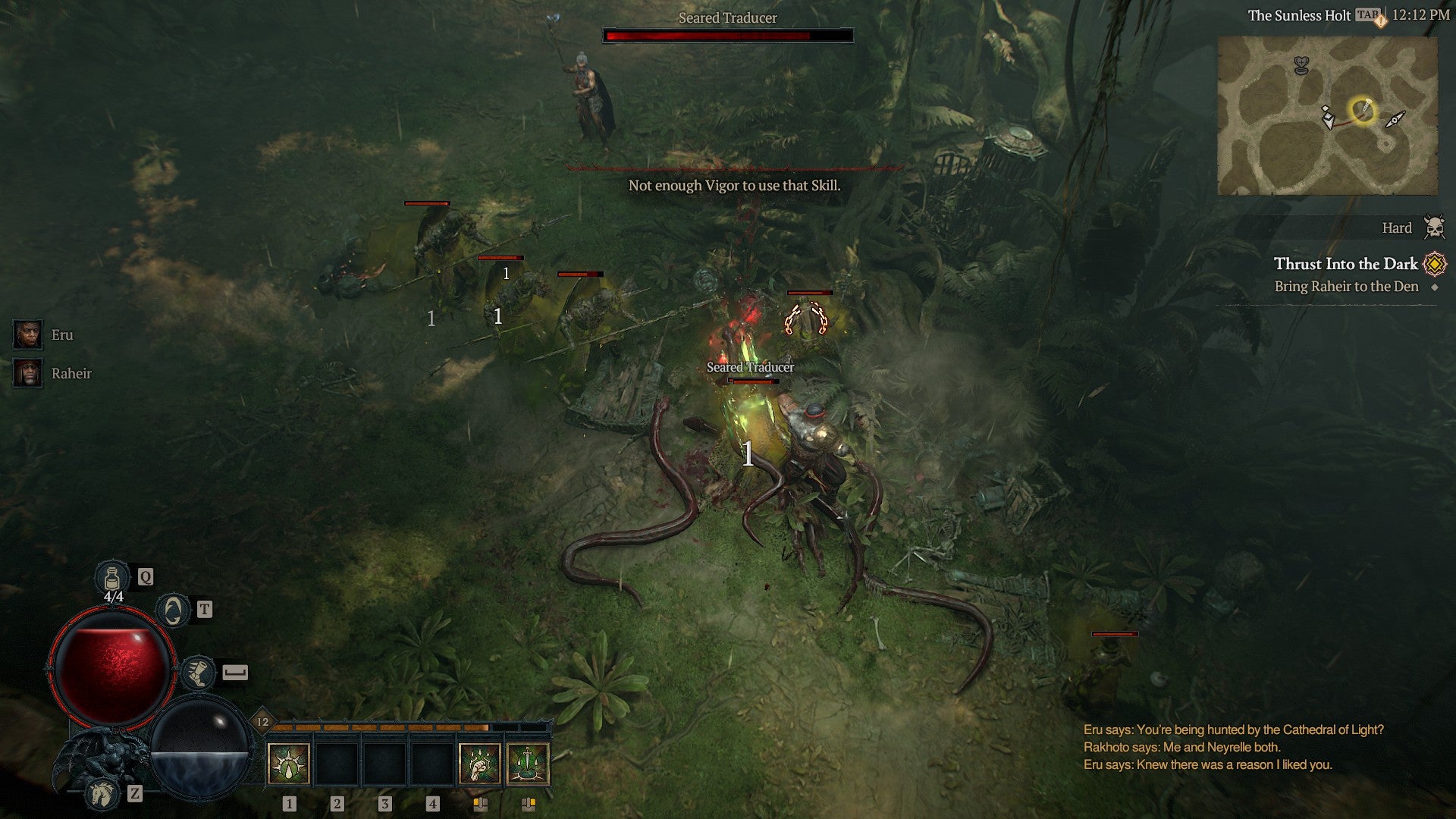 Fighting snakes in a jungle in Vessel Of Hatred. - 3