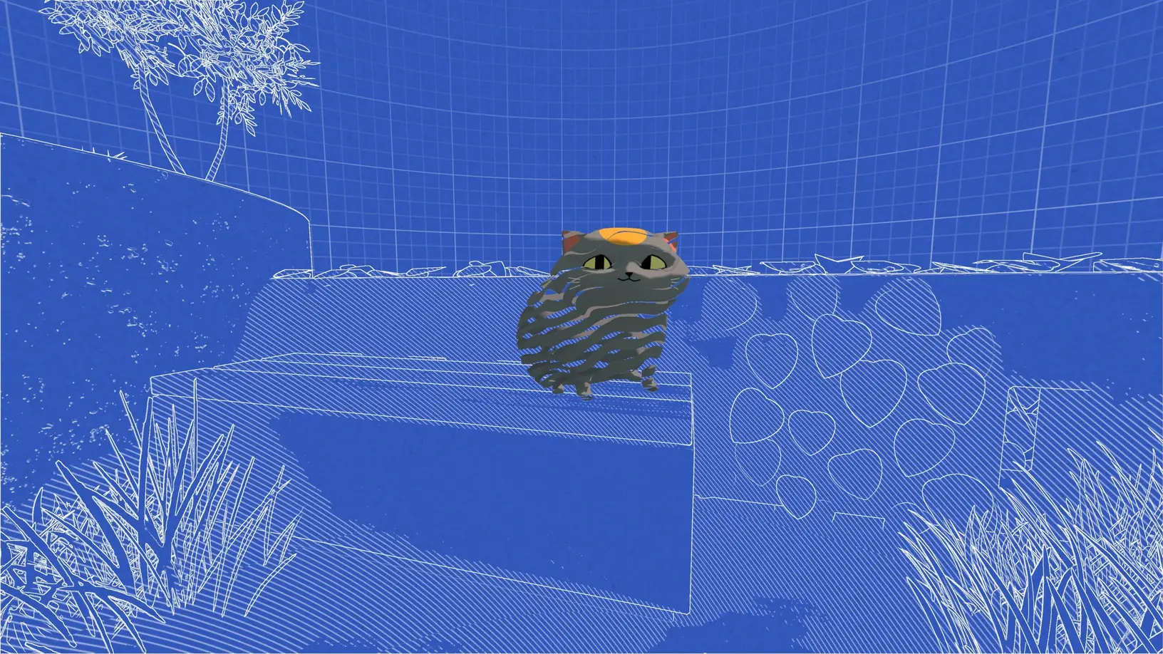 Cute cat in Viewfinder