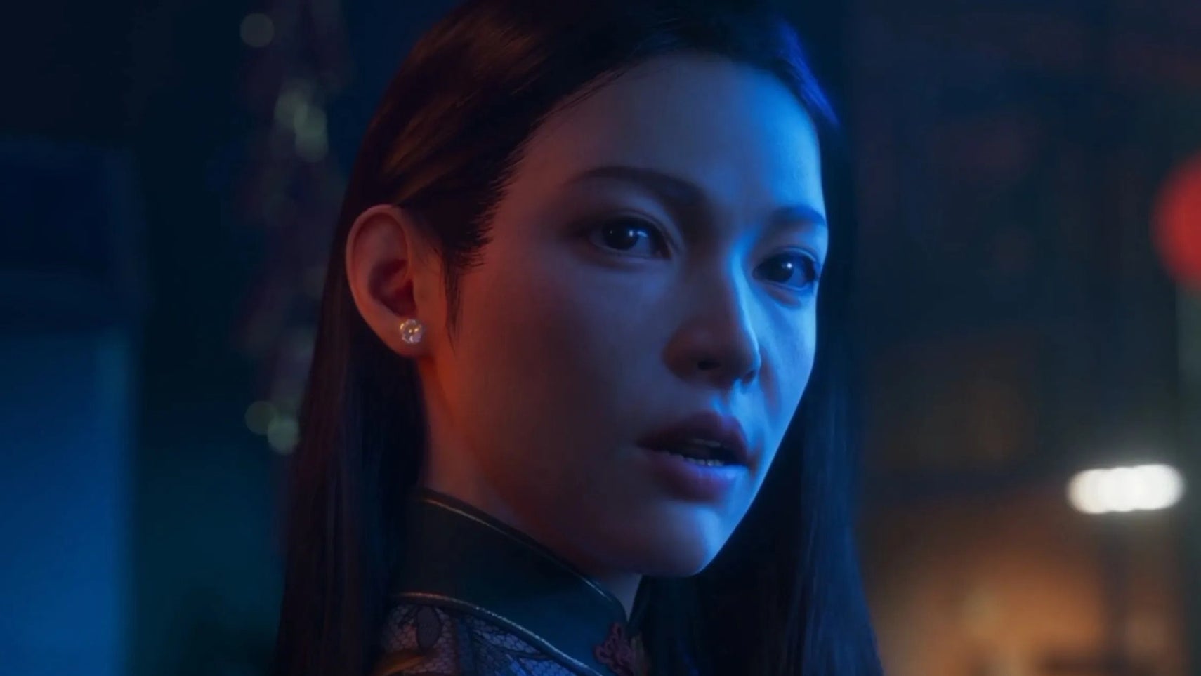 Face of some lady from Virtua Fighter Crossroads name trailer reveal.