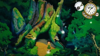 Exploring an anime-styled giant forest in a Vivarium screenshot.