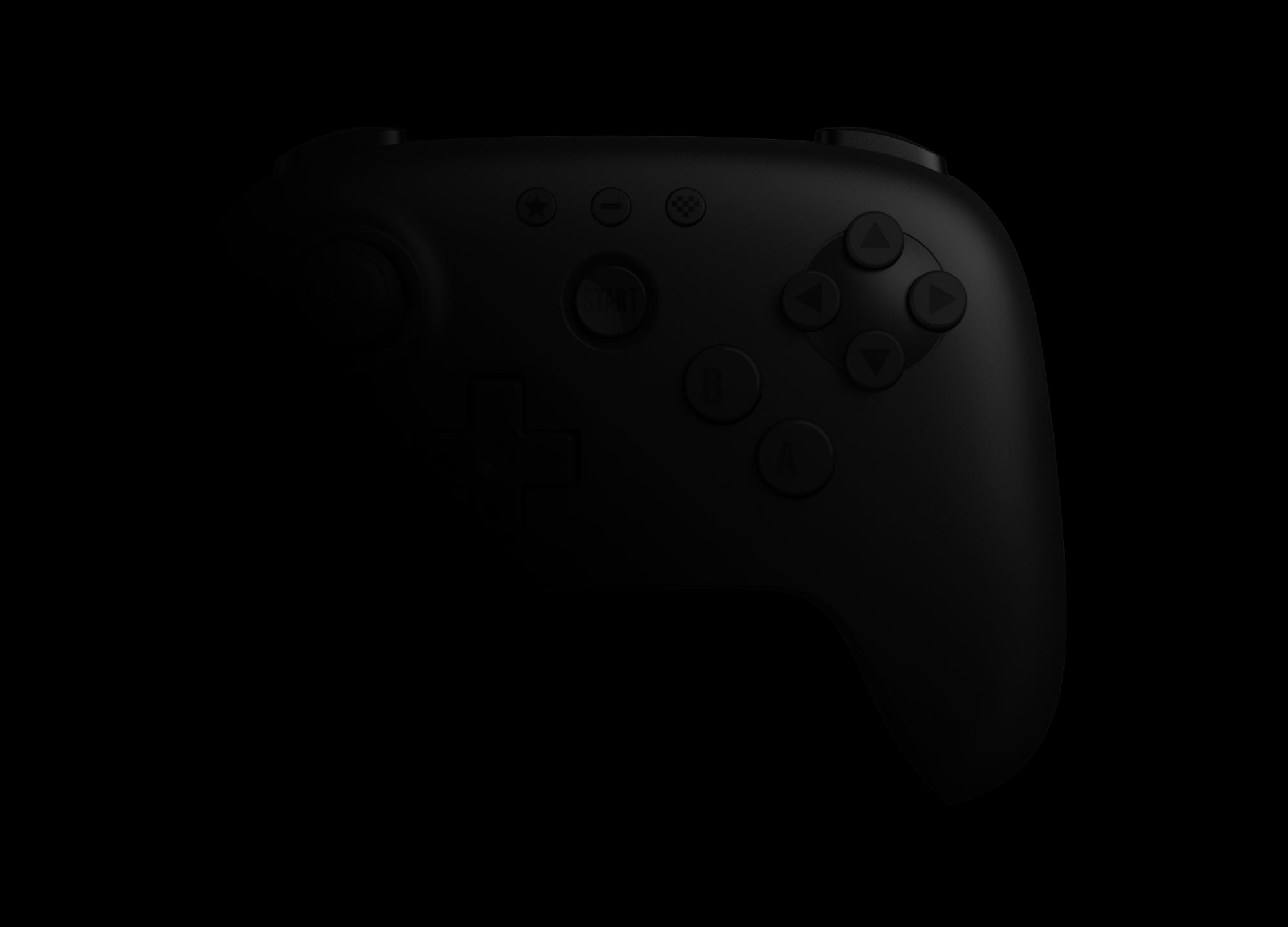 Vague silhouette of the Analogue Pocket controller. - 4