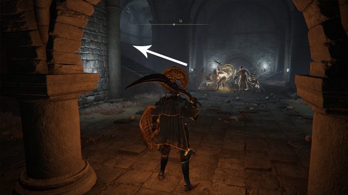 The first room in the Elden Ring War-Dead Catacombs.