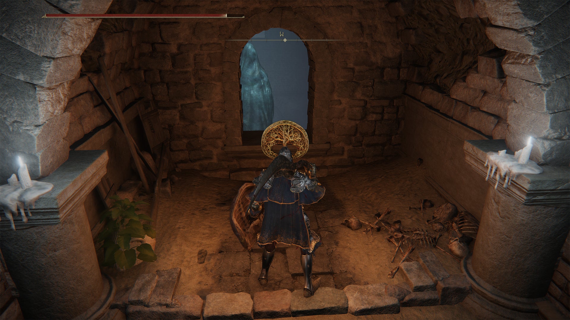 A window in the Elden Ring War-Dead Catacombs. - 7