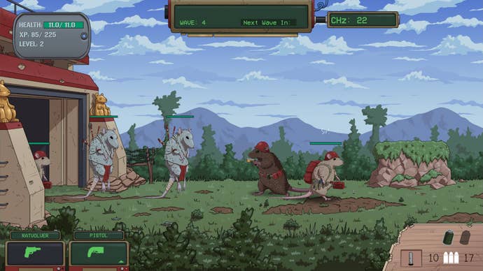 Floating psychic rats go to war in War Rats.