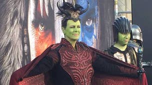 Jamie Lee Curtis dressed up for the Warcraft premiere