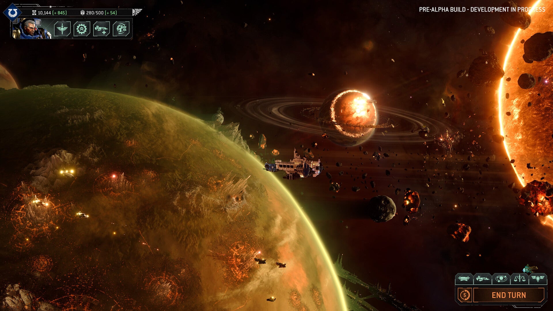 Total War: Warhammer 40,000 space travel