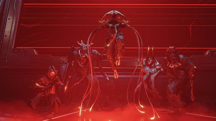 Warframe infested boyband header image