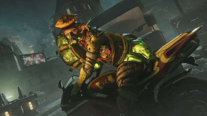 Warframe Scaldra general on bike